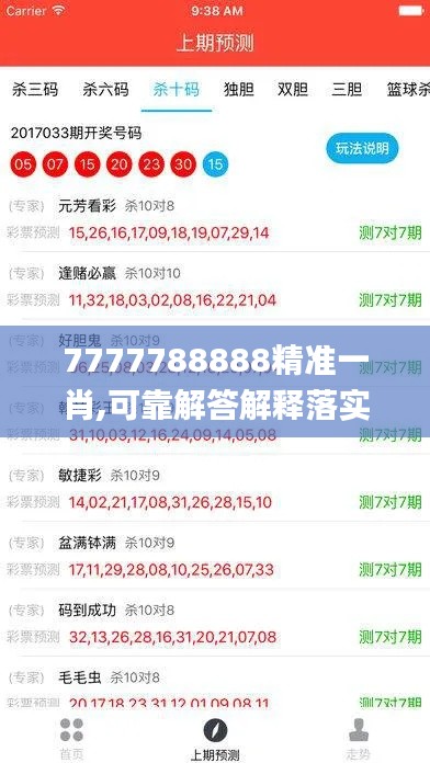 7777788888精准一肖,可靠解答解释落实_X版1.576