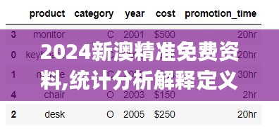 2024新澳精准免费资料,统计分析解释定义_Plus6.319