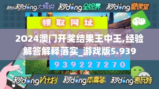 2O24澳门开奖结果王中王,经验解答解释落实_游戏版5.939