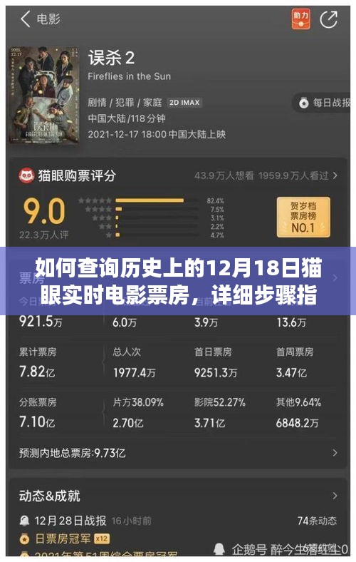 查询历史猫眼实时电影票房，详细步骤指南（以12月18日为例）