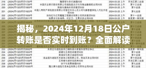 揭秘，公户转账实时到账流程与注意事项（针对2024年12月18日）