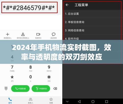 2024年手机物流实时截图，效率与透明度的双刃剑