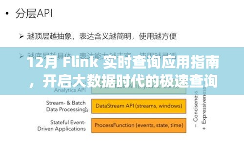 12月 Flink 实时查询应用指南，大数据时代的极速查询启程