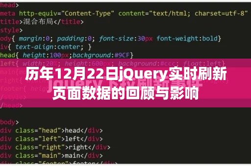 历年12月22日jQuery实时刷新页面数据回顾及其影响分析