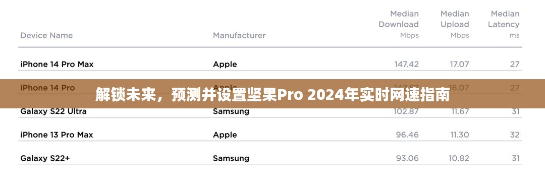 坚果Pro 2024年实时网速解锁未来预测指南