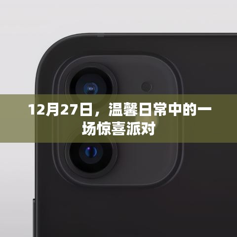 温馨日常派对惊喜，欢庆12月27日