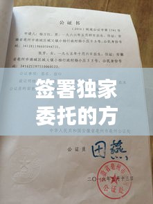 签署独家委托的方法，独家委托协议有法律依据吗 