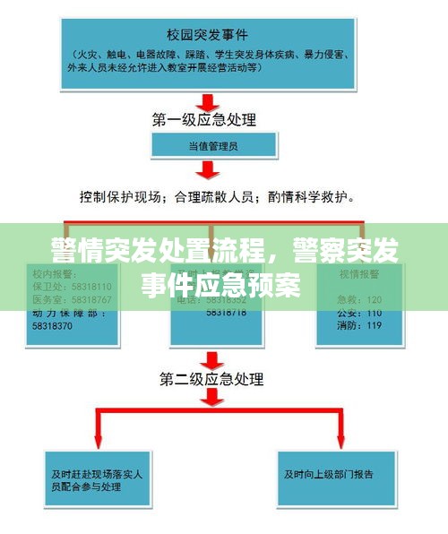 警情突发处置流程，警察突发事件应急预案 