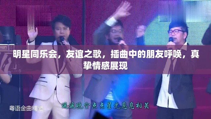 明星同乐会，友谊之歌，插曲中的朋友呼唤，真挚情感展现