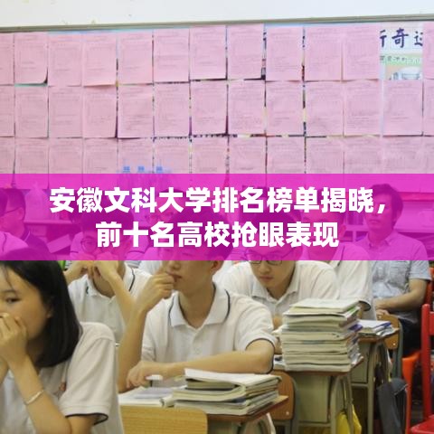 安徽文科大学排名榜单揭晓，前十名高校抢眼表现