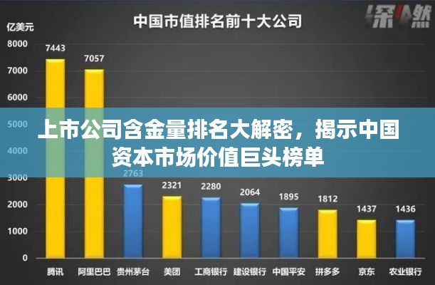 上市公司含金量排名大解密，揭示中国资本市场价值巨头榜单