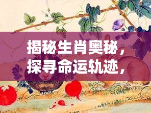 揭秘生肖奥秘，探寻命运轨迹，揭秘1972年属相之谜！