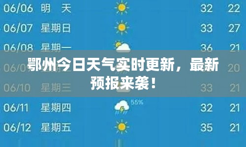 鄂州今日天气实时更新，最新预报来袭！