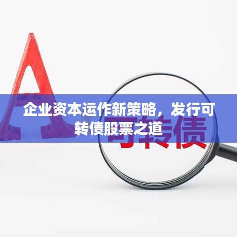 企业资本运作新策略，发行可转债股票之道