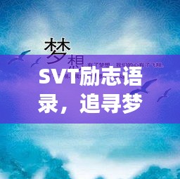 SVT励志语录，追寻梦想的力量与勇气，激发无限潜能！