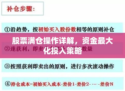 股票满仓操作详解，资金最大化投入策略