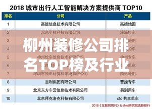 柳州装修公司排名TOP榜及行业深度剖析揭秘