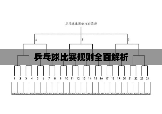 乒乓球比赛规则全面解析