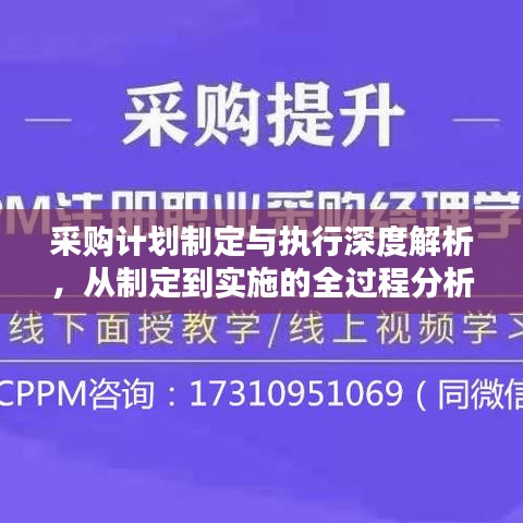 采购计划制定与执行深度解析，从制定到实施的全过程分析